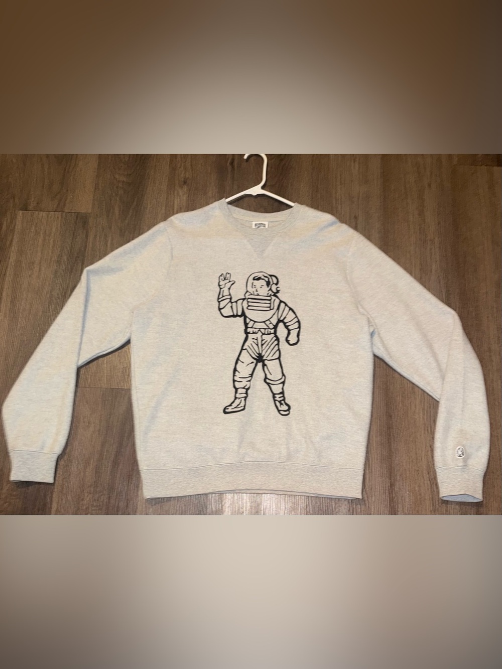 BB Astronaut Embroidered Cotton Crewneck Sweatshirt